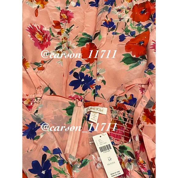 yumi kim julia silk midi dress